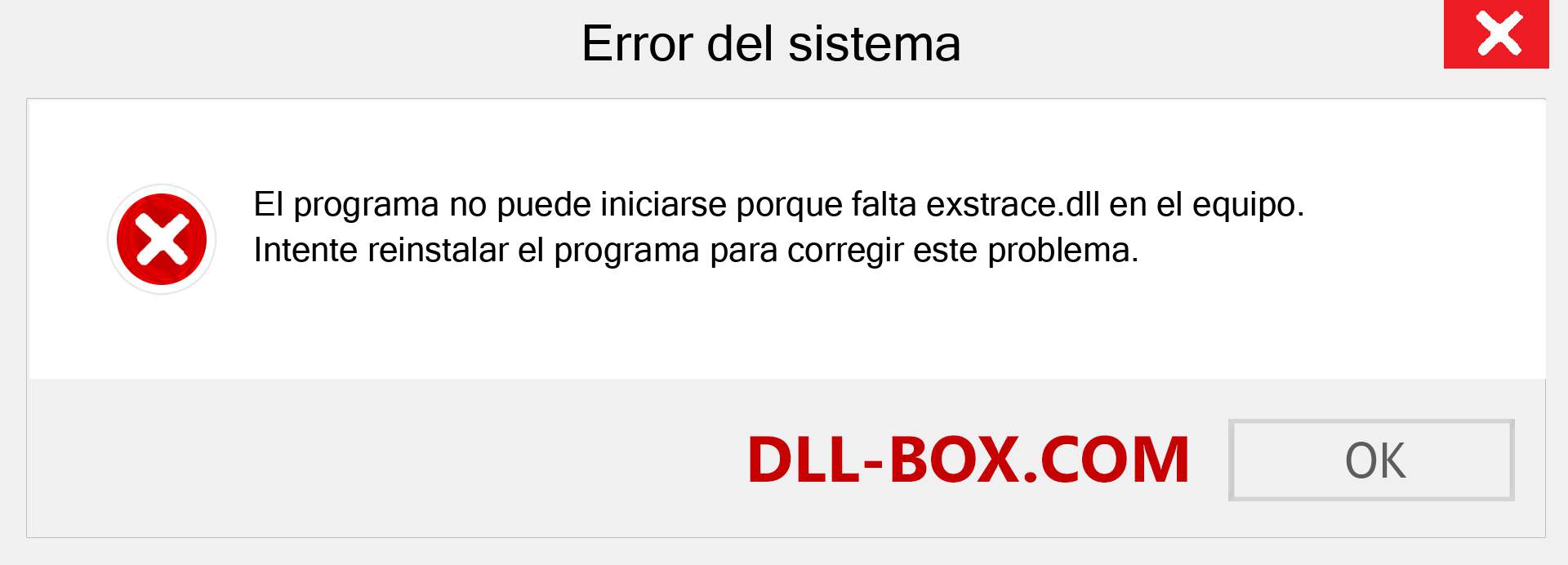 ¿Falta el archivo exstrace.dll ?. Descargar para Windows 7, 8, 10 - Corregir exstrace dll Missing Error en Windows, fotos, imágenes