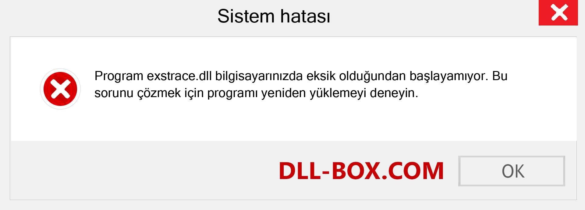 exstrace.dll dosyası eksik mi? Windows 7, 8, 10 için İndirin - Windows'ta exstrace dll Eksik Hatasını Düzeltin, fotoğraflar, resimler